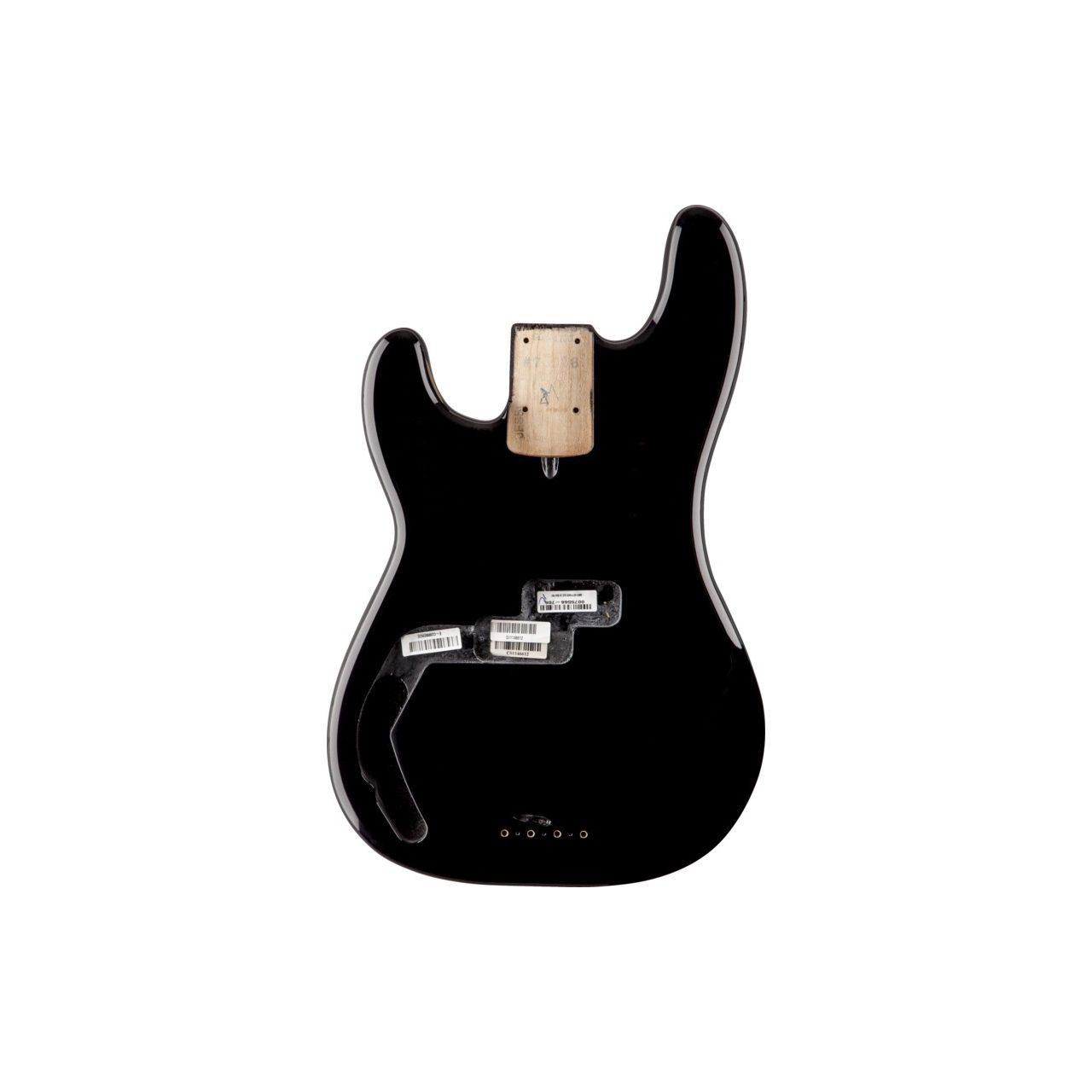 USA Precision Bass® Left-Hand Body, Modern Bridge Mount, Black
