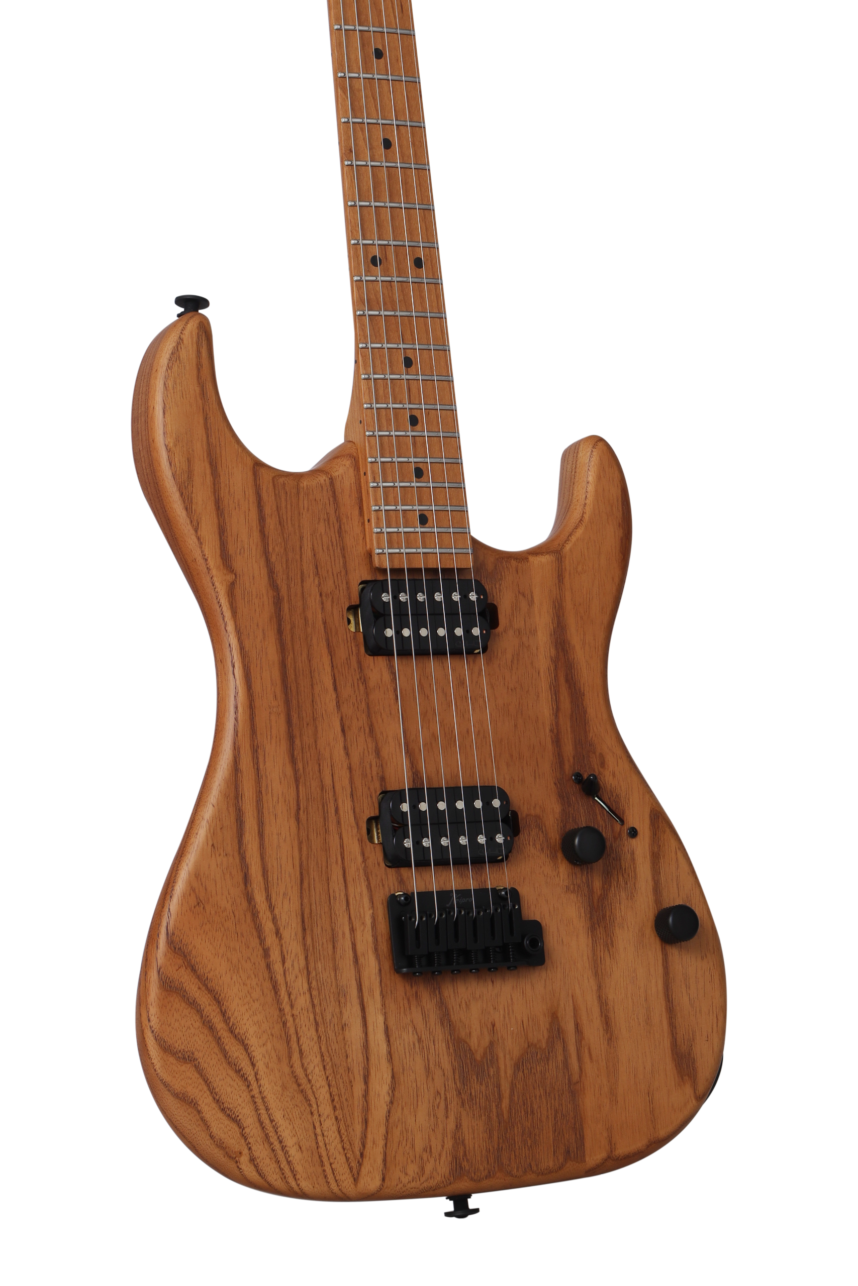 KS-Deluxe Ash Maple HH Natural E-Gitarre