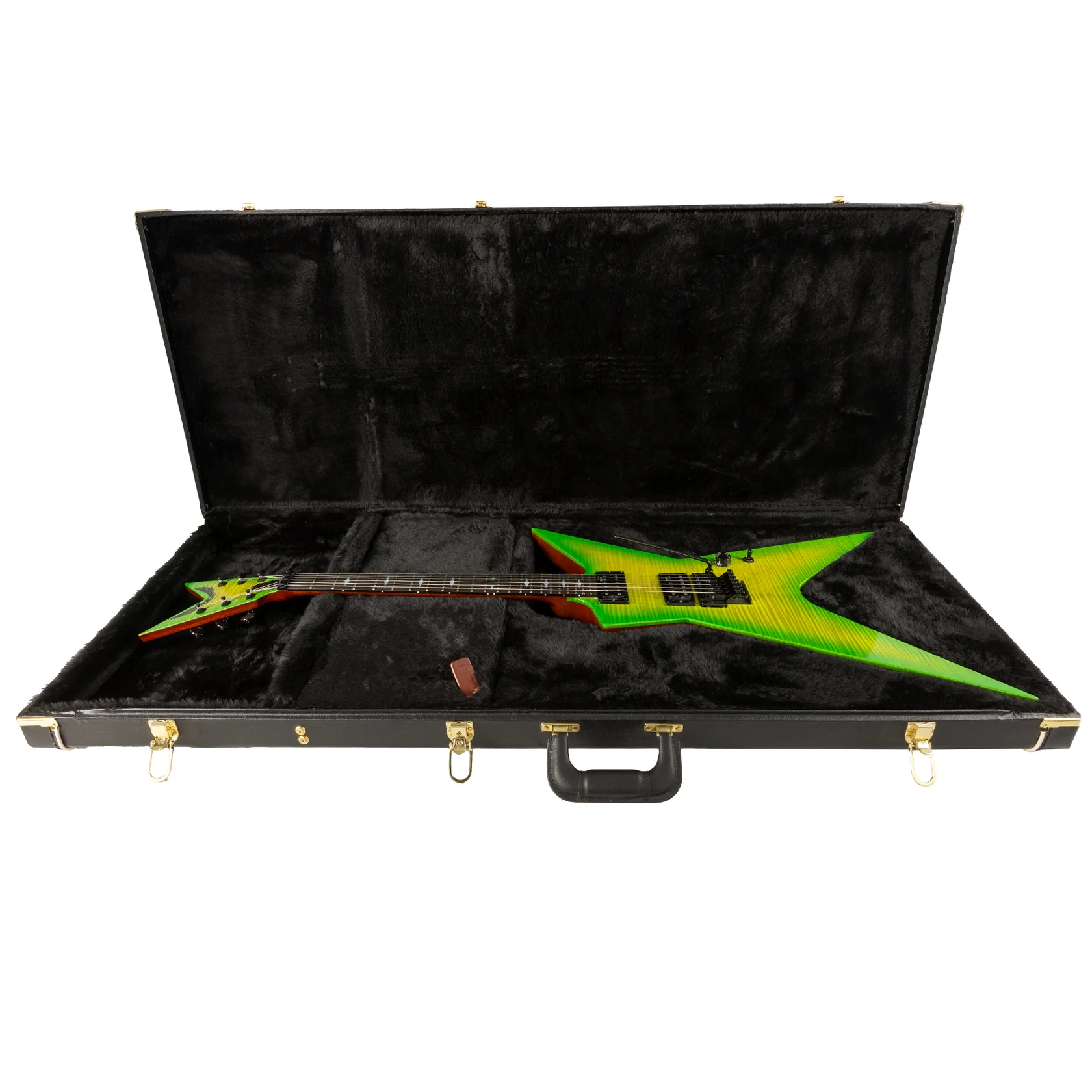 USA Flat Top Floyd Flame Top E-Gitarre