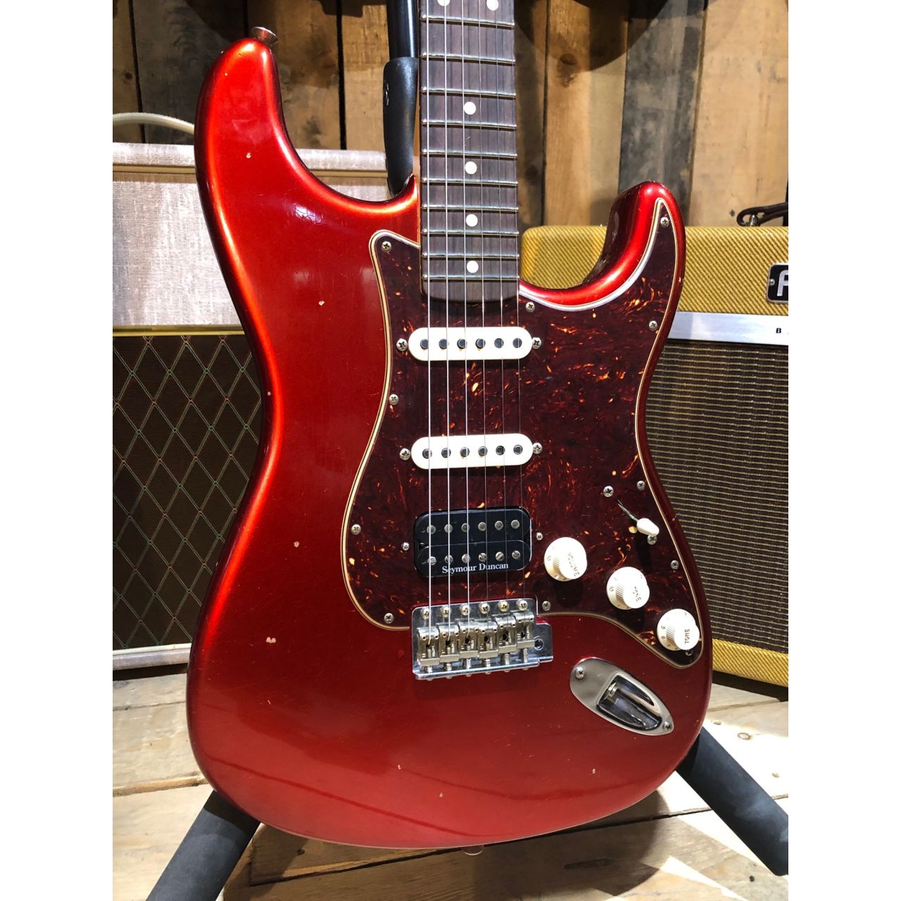 Custom Shop '60 Stratocaster Journeyman HSS, Rosewood, Candy Apple Red