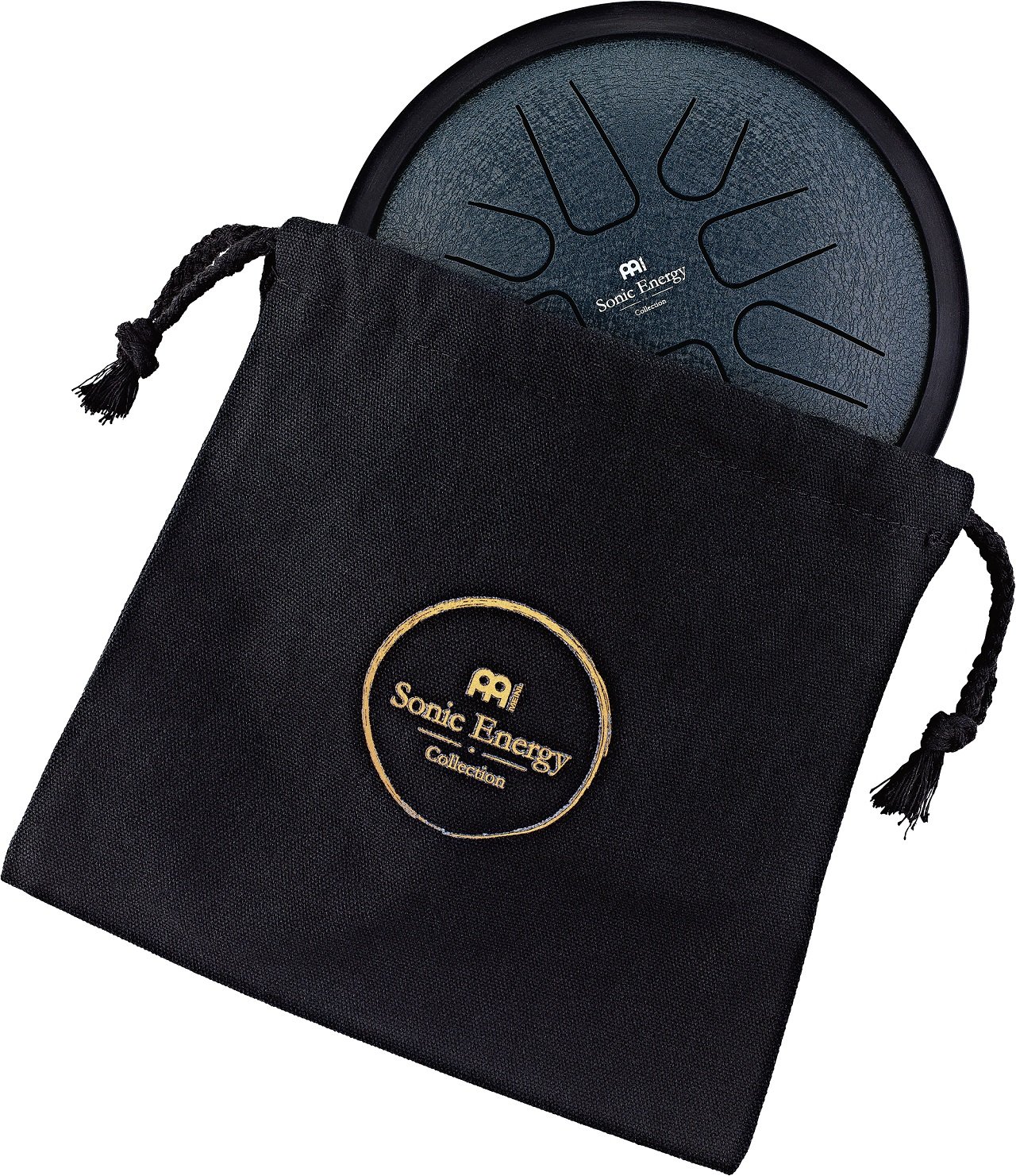 Small Steel Tongue Drum G Moll, 8 Töne - marineblau