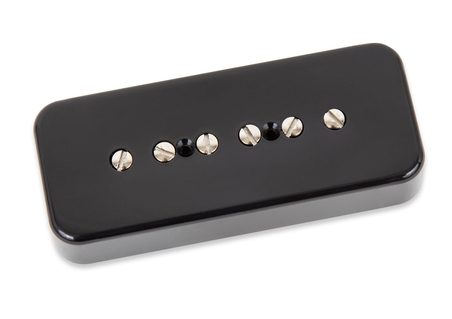 Vintage P90 Silencer Soapbar - Bridge Pickup - Black Cover