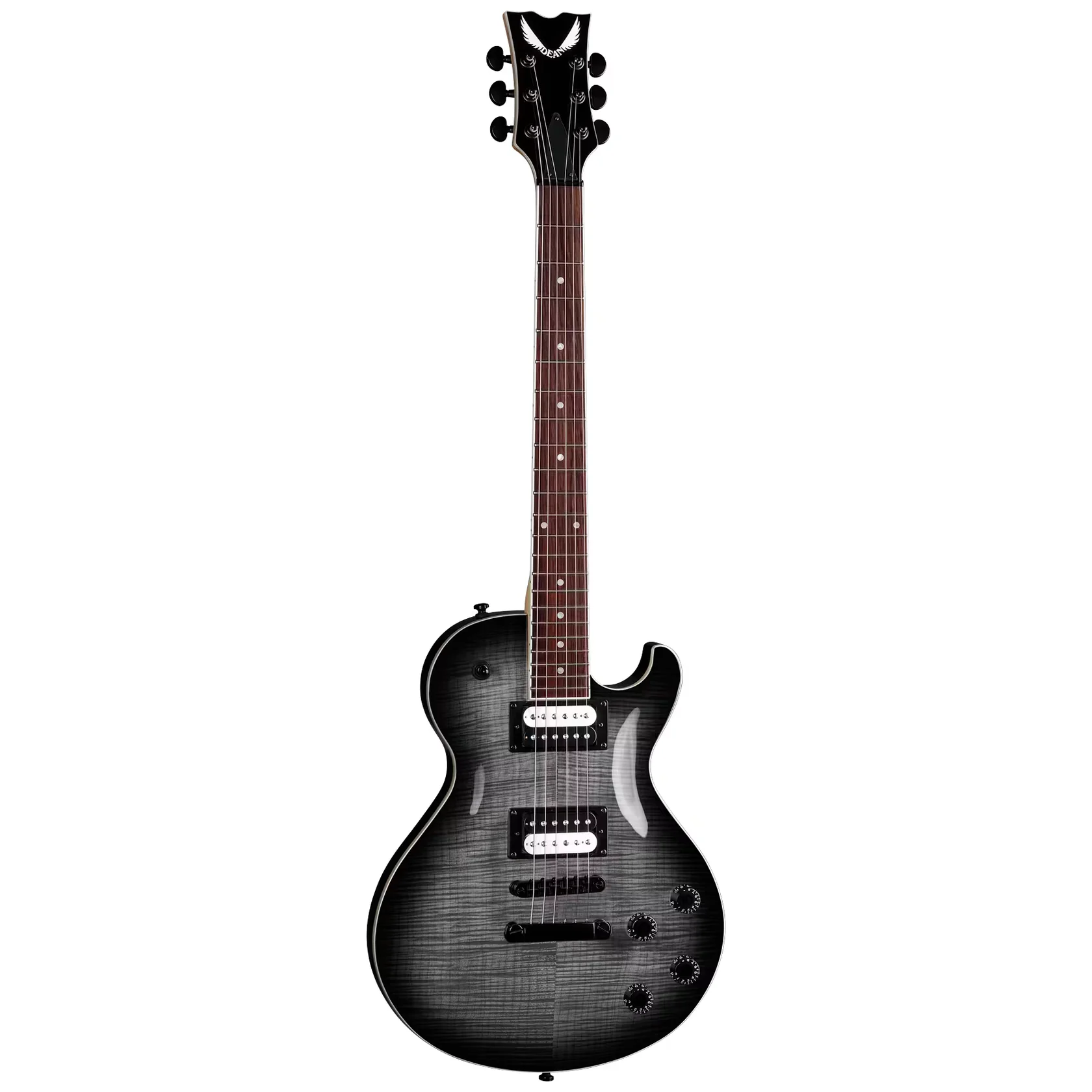 Thoroughbred X Flame Maple Charcoal Burst