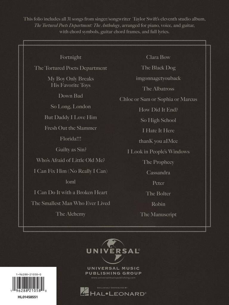 Taylor Swift - The Tortured Poets Department