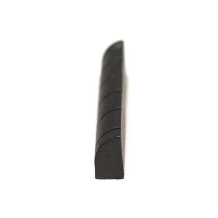 BLACK TUSQ XL PT-6116-L0 - Slotted Guitar Nut (1 11/16" Long) - Acoustic / Electric, Rounded, Flat, 