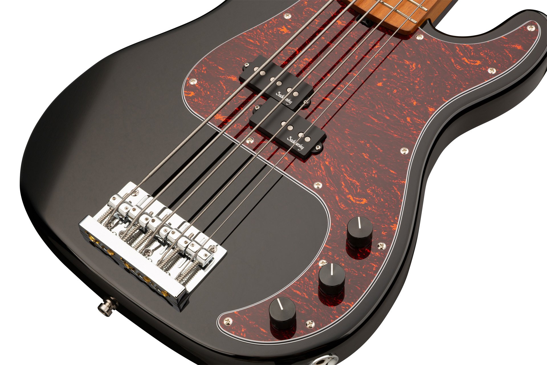 MetroExpress Ultra Vintage P Bass 5-String Solid Black High Polish