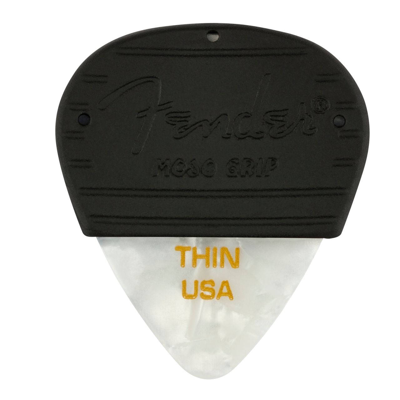 Mojo Grip Picks, Celluloid, Thin, 3-Pack, White Moto