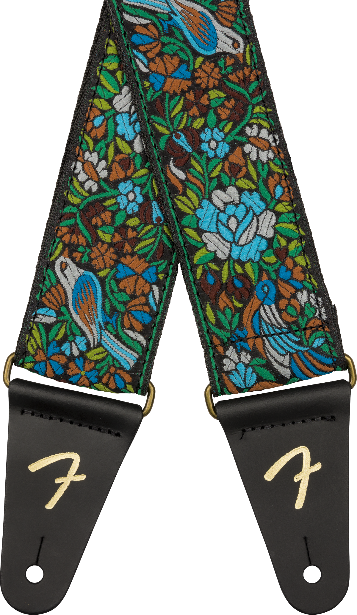 Mosaic Jacquard Strap  Green
