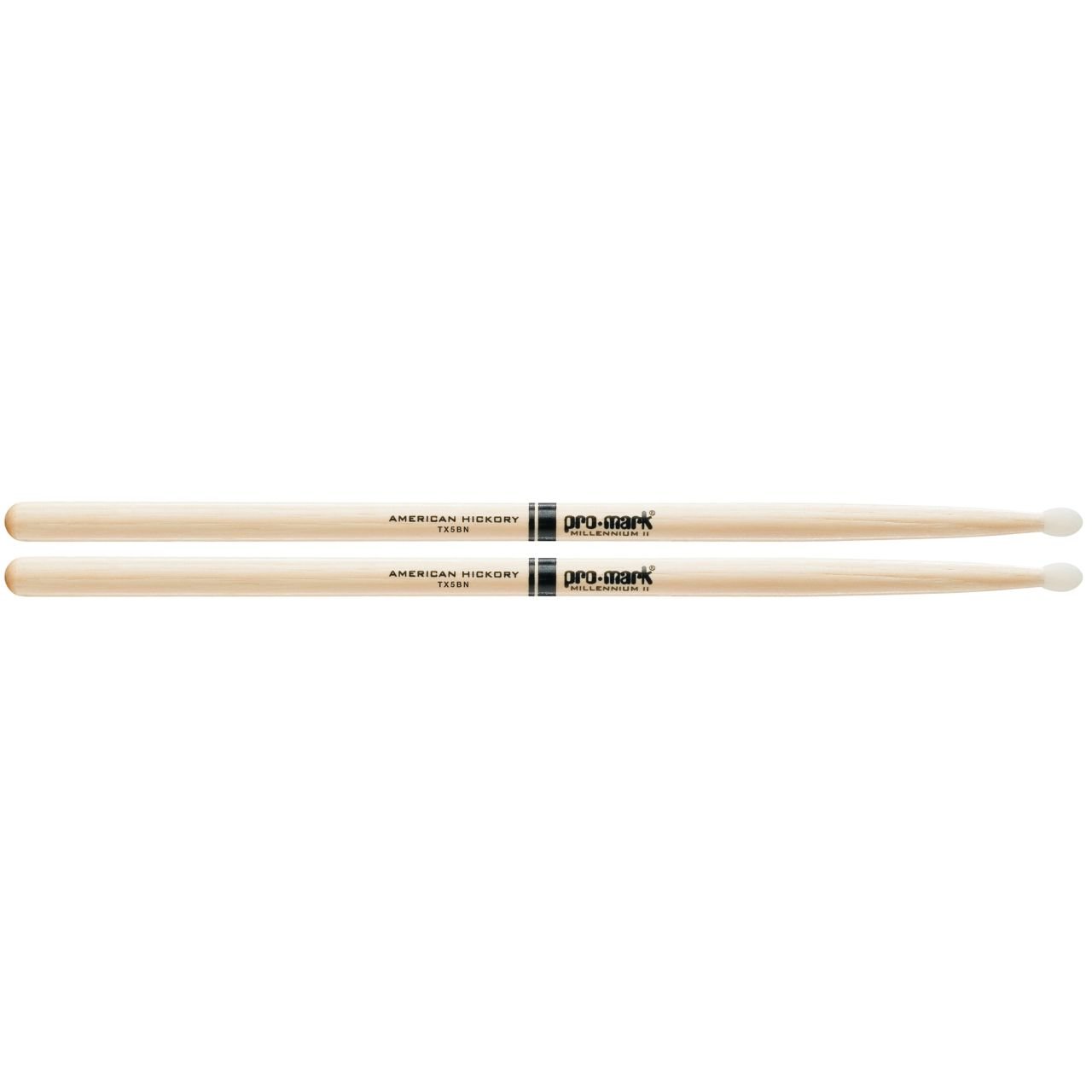 TX5BN Hickory 5B Sticks Nylon Tip