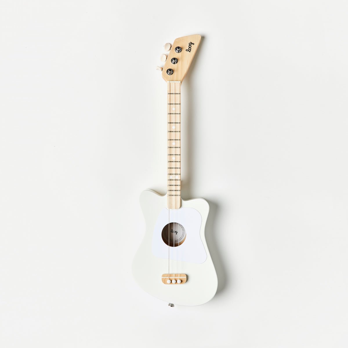 Mini White 3-Saitige Akustikgitarre