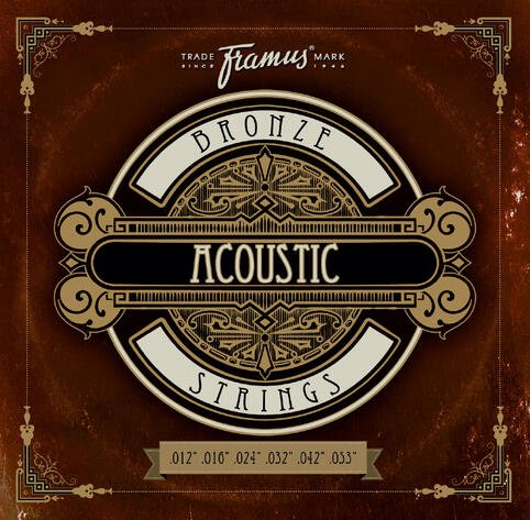 48220 M Bronze Acoustic Strings Satz 012" - 053" - Medium