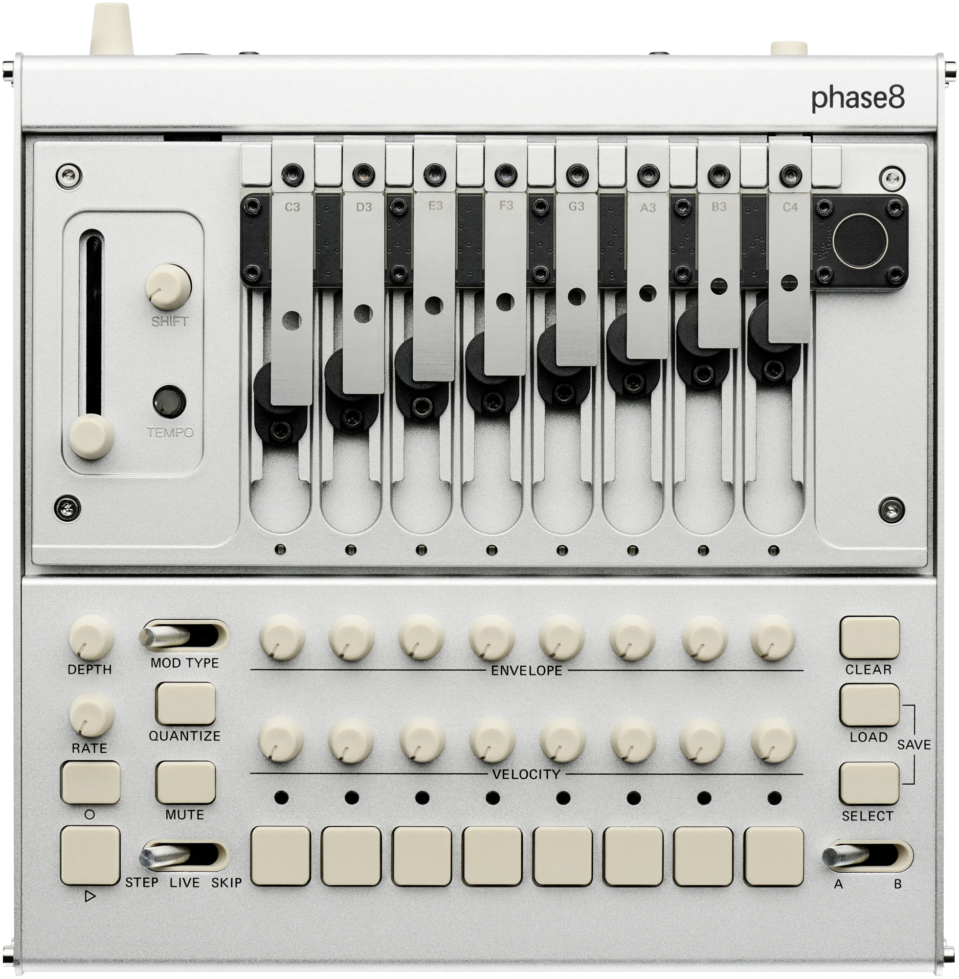 Phase8 Acoustic Synthesis Instrument with 8 Metal Resonators