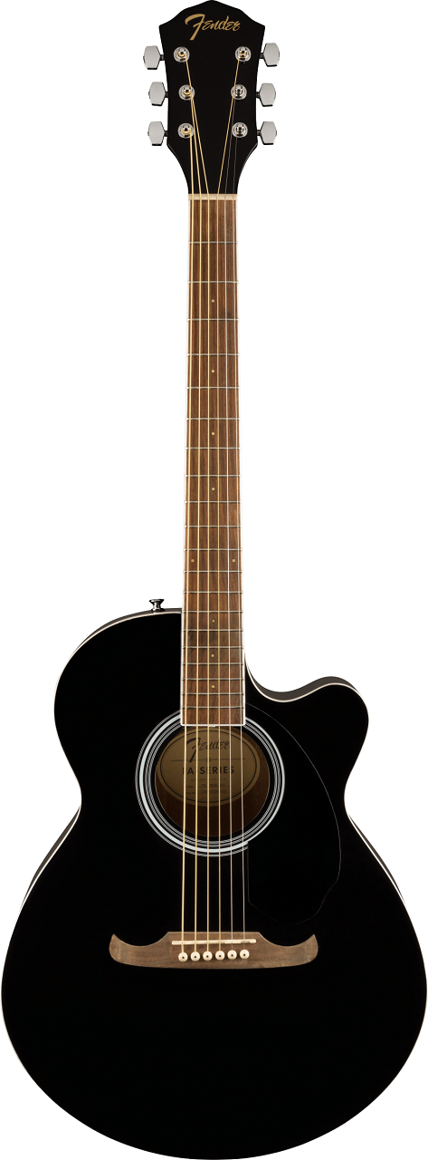 FA-135CE Concert, Walnut Fingerboard, Black