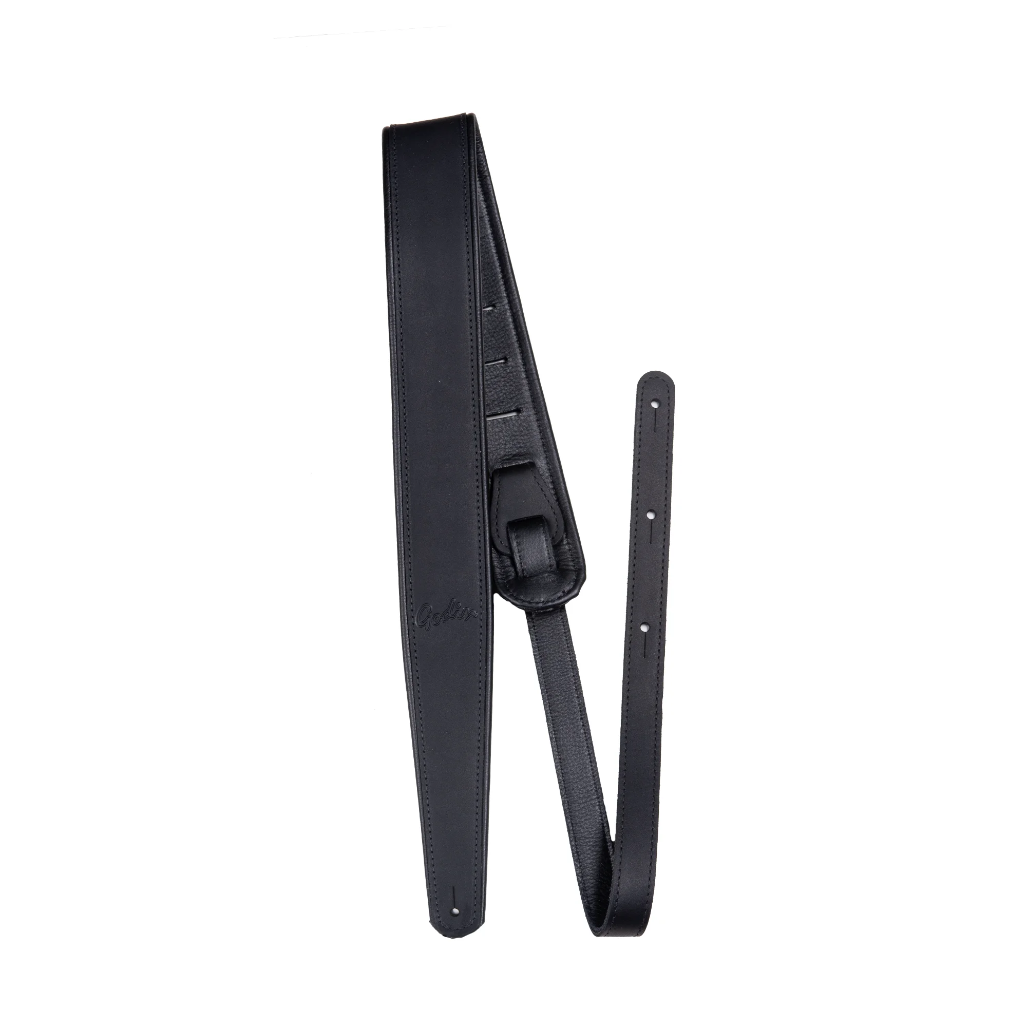 Black Leather Felt  Pad Strap