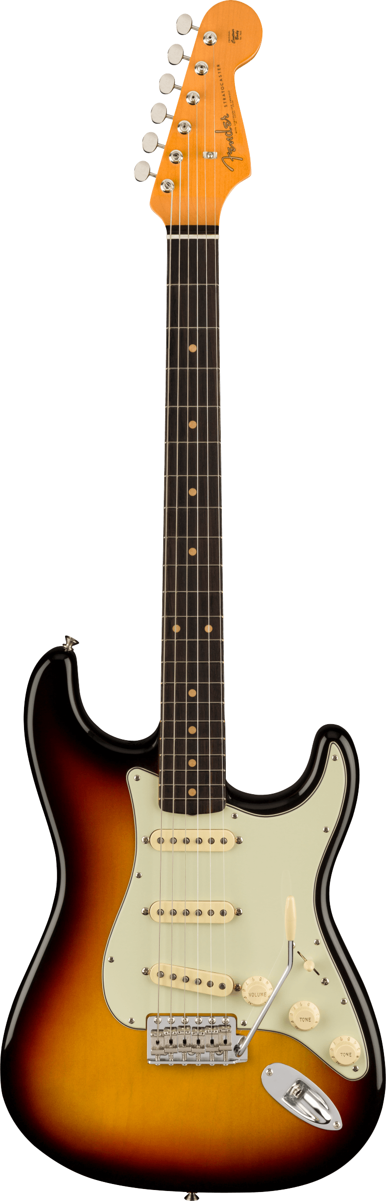 American Vintage II 1961 Stratocaster®, Rosewood Fingerboard, 3-Color Sunburst