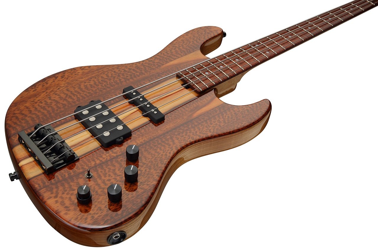 21-Fret M/M Bass, Limited Edition 2022, 4-String - Natural Transparent High Polish