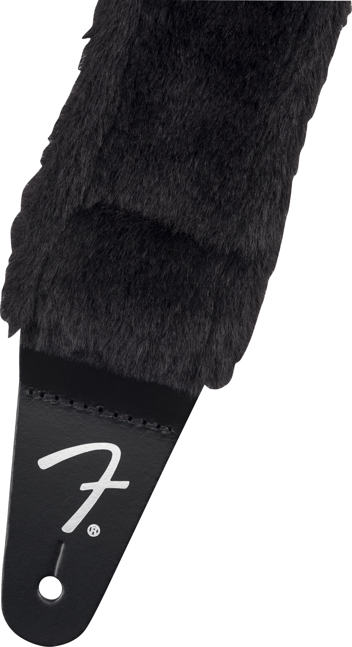 Poodle Plush Strap, Black