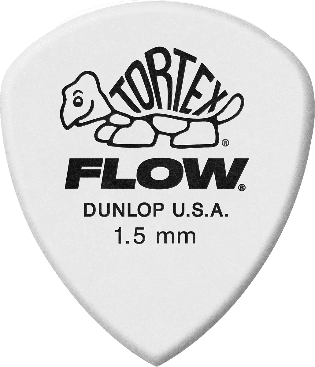 Tortex Flow Standard Picks, Player's Pack, 12 pcs., white, 1.50 mm 