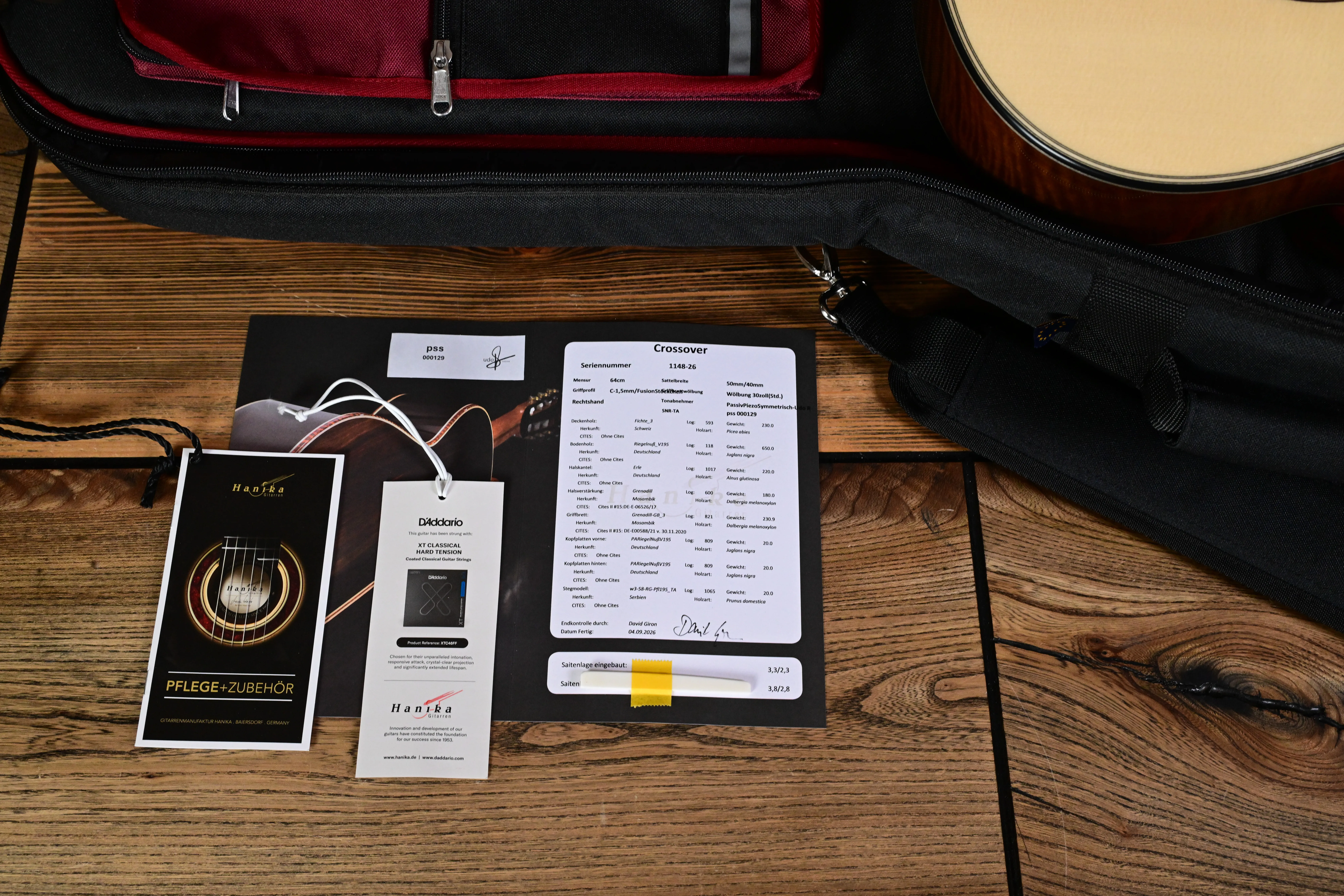 Crossover Nylonstringgitarre mit Udo Rösner Pickup