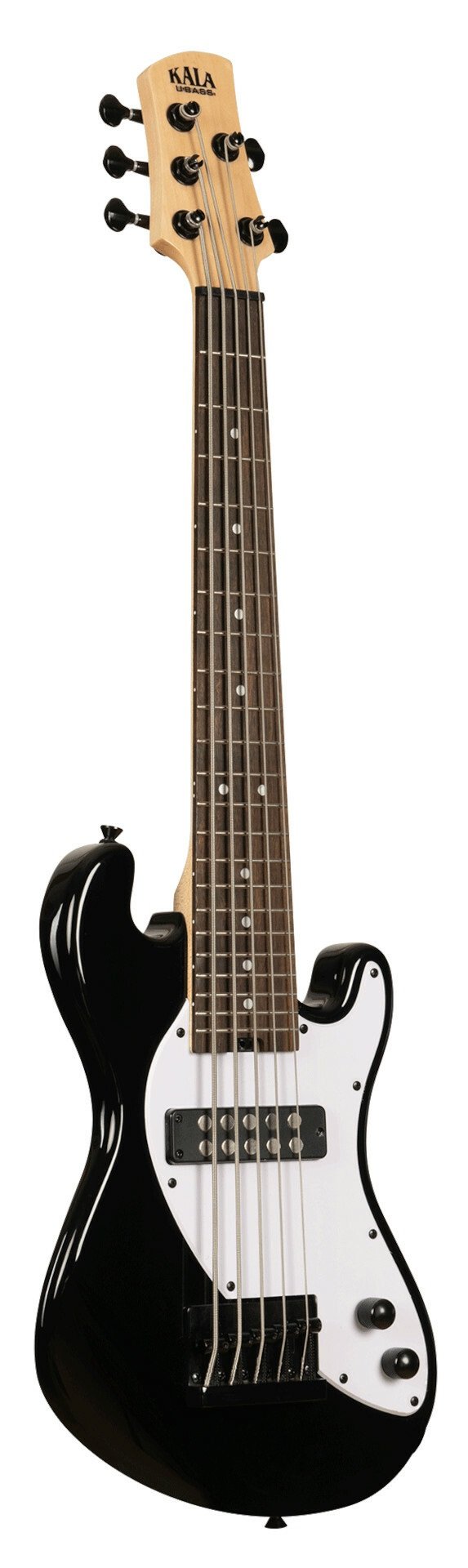 U-Bass Solid Body 5-String Jet Black fretted