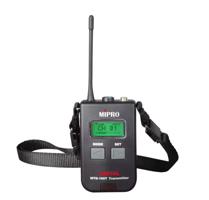MTG-100T Digitaler Taschensender mit Akku (863-865 MHz)