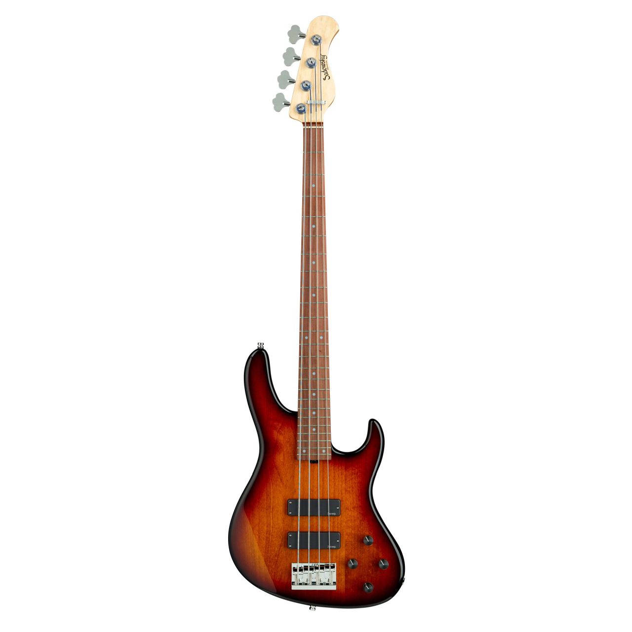 MetroLine 24-Fret Modern Bass, Red Alder Body, 4-String - '59 Burst Transparent High Polish
