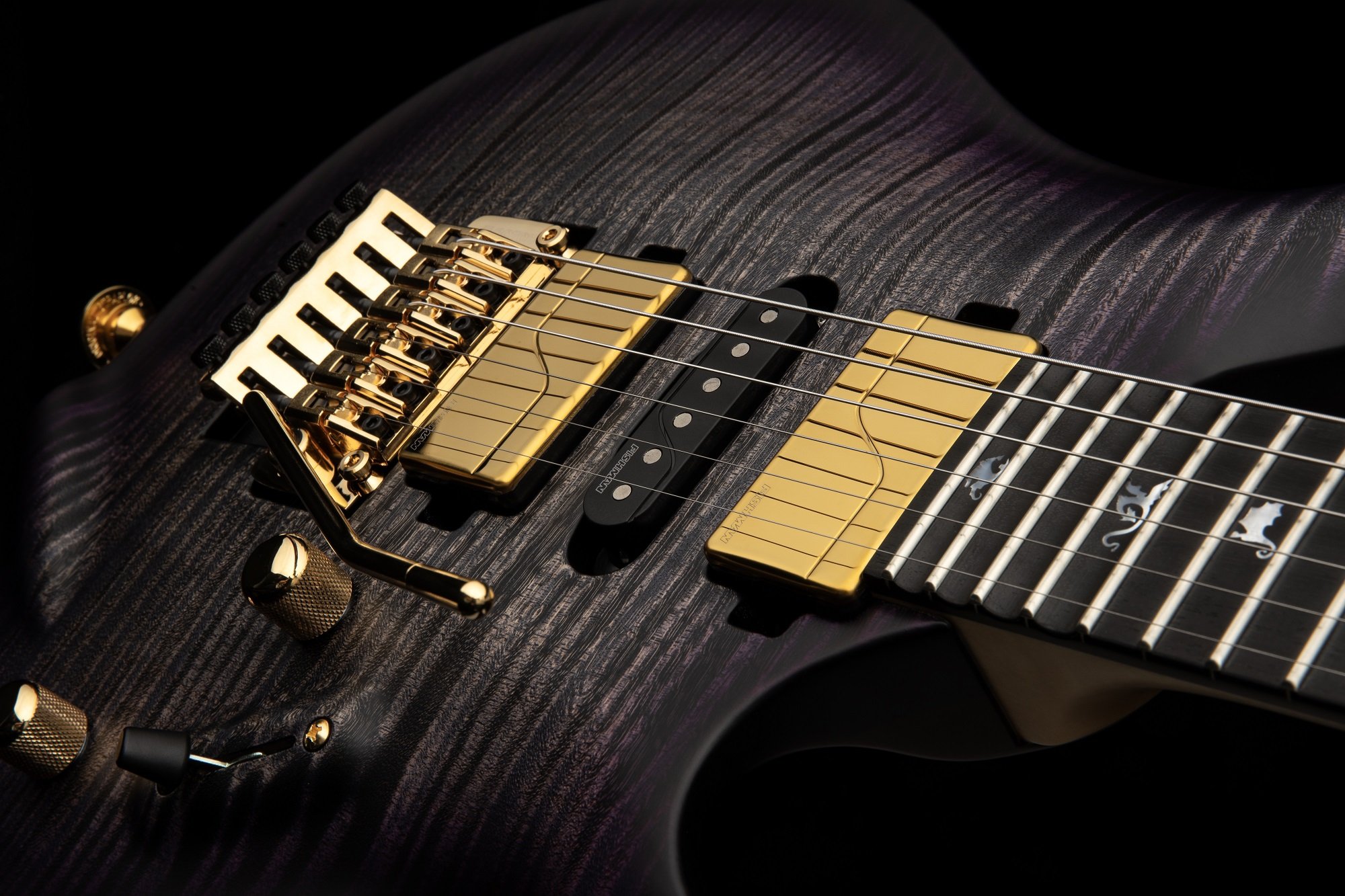   Chleo Herman Li LTD Charcoal Purple Burst