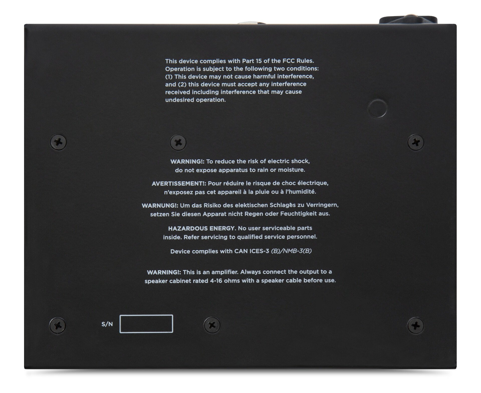 PowerStage 100 Stereo, Black - Guitar Power Amp