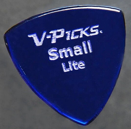 V-Pick Small Pointed Lite Pick blue