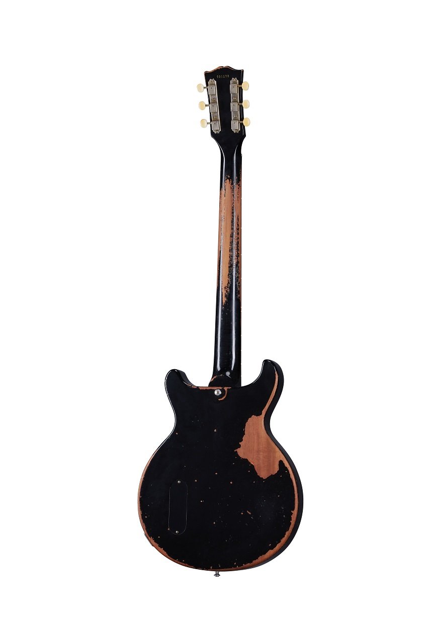 1960 Les Paul Junior Double Cut Reissue Ultra Heavy Aged - Ebony