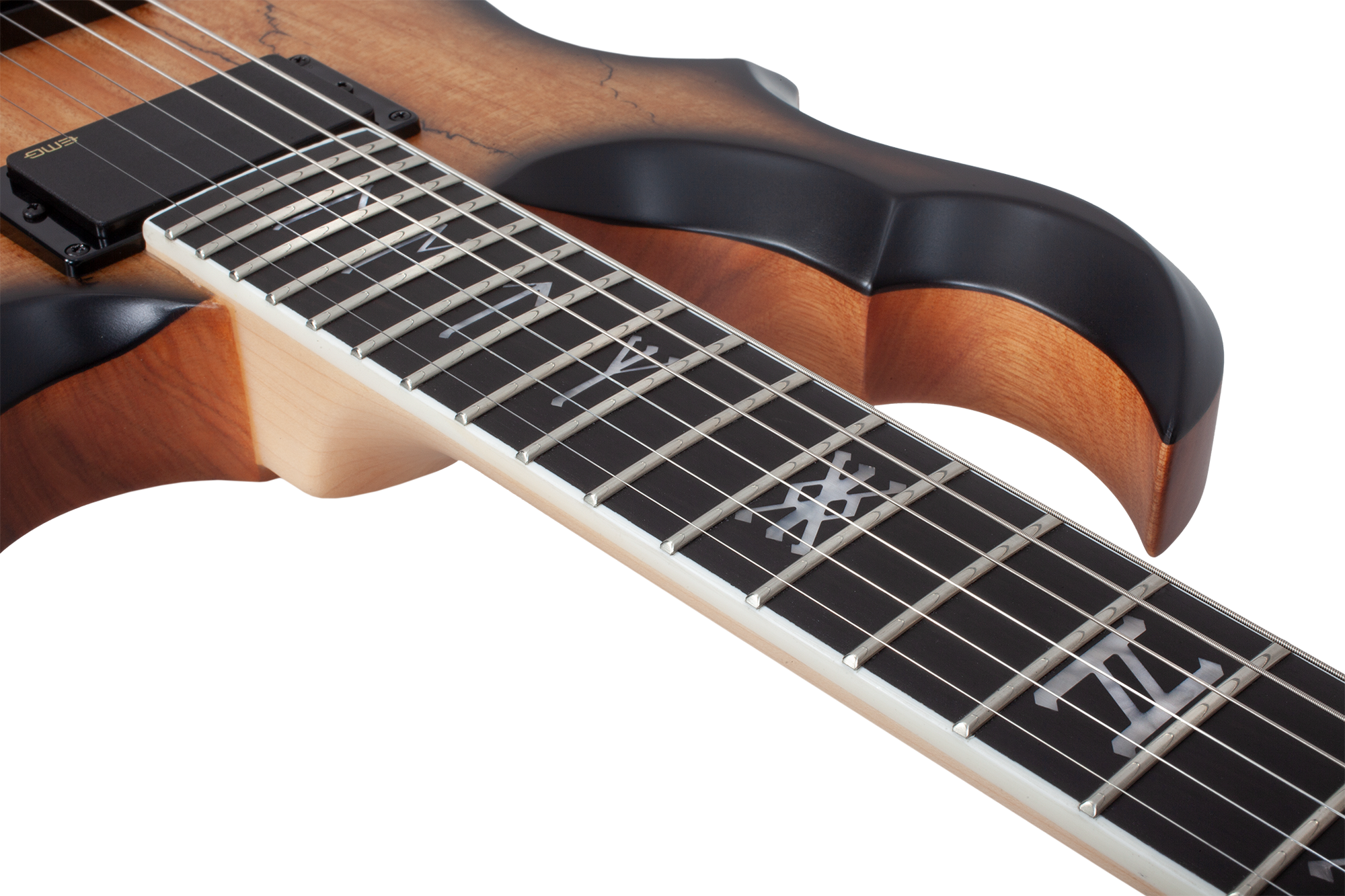 Wrathmaker Spalted Maple Black Burst