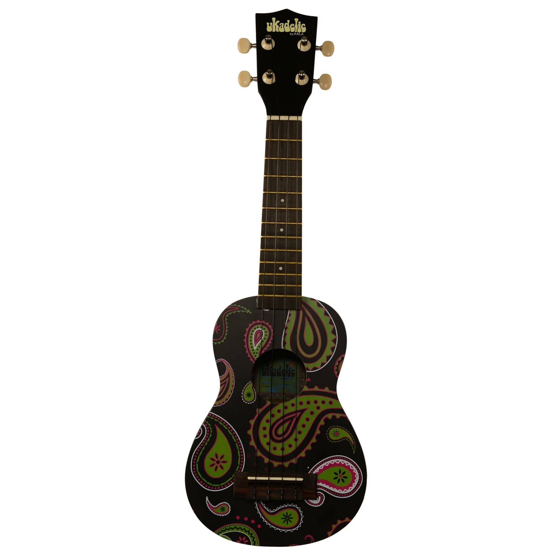 Ukadelic Soprano Black Paisley, Soprano Bag (UB-S)