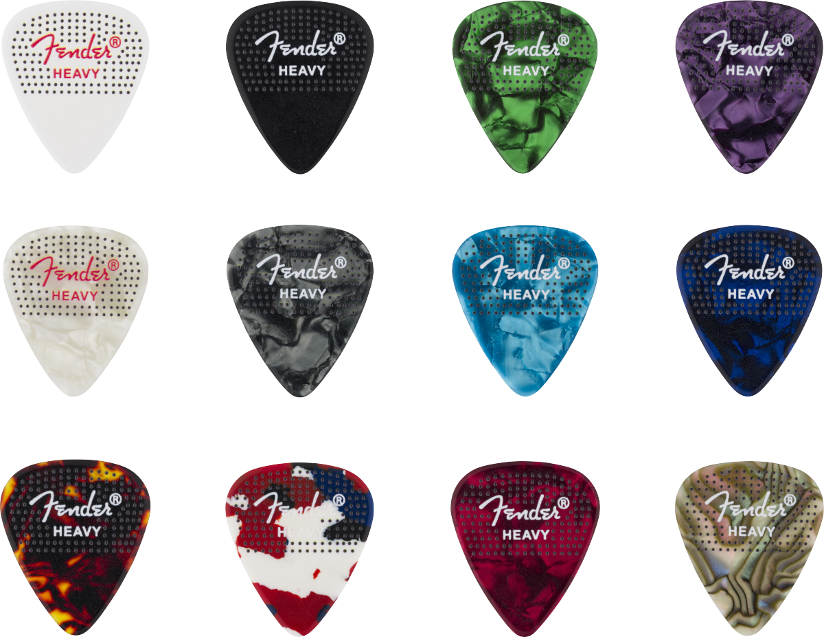 351 Dotted Celluloid Picks (12) Heavy