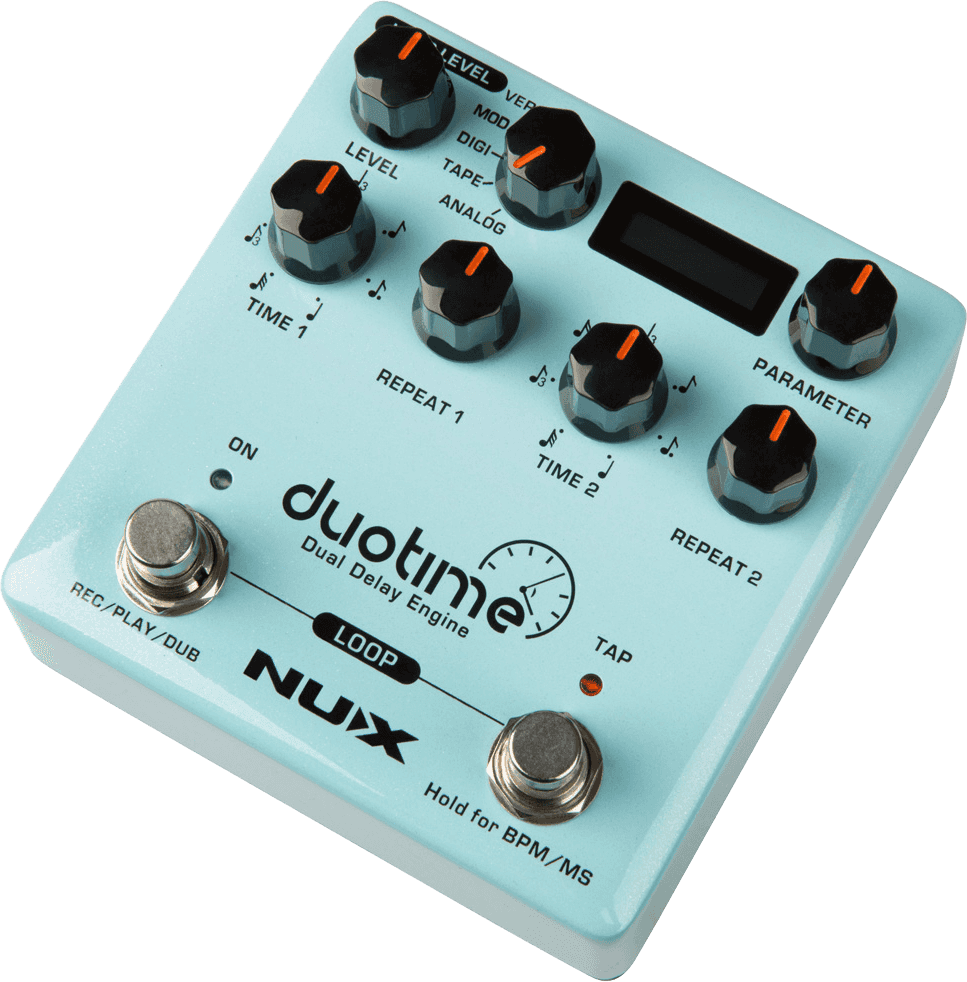DUOTIME Double Delay Pedal mit Looper