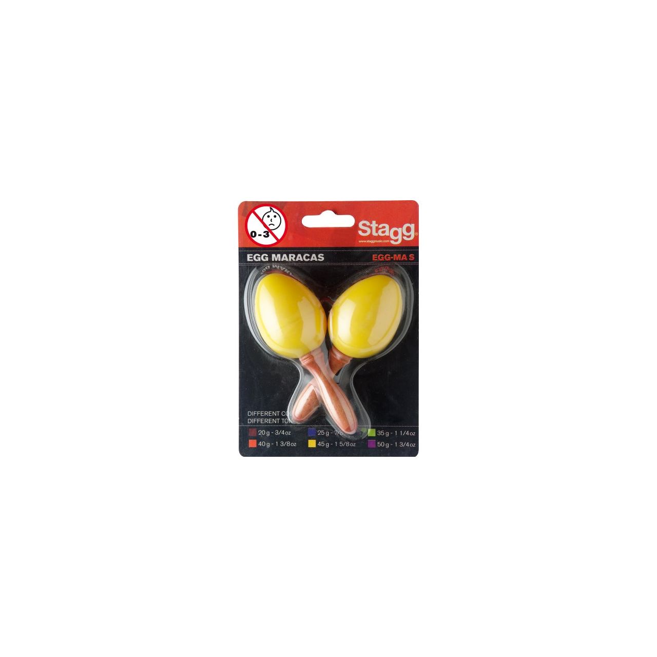Egg Maracas S - Gelb