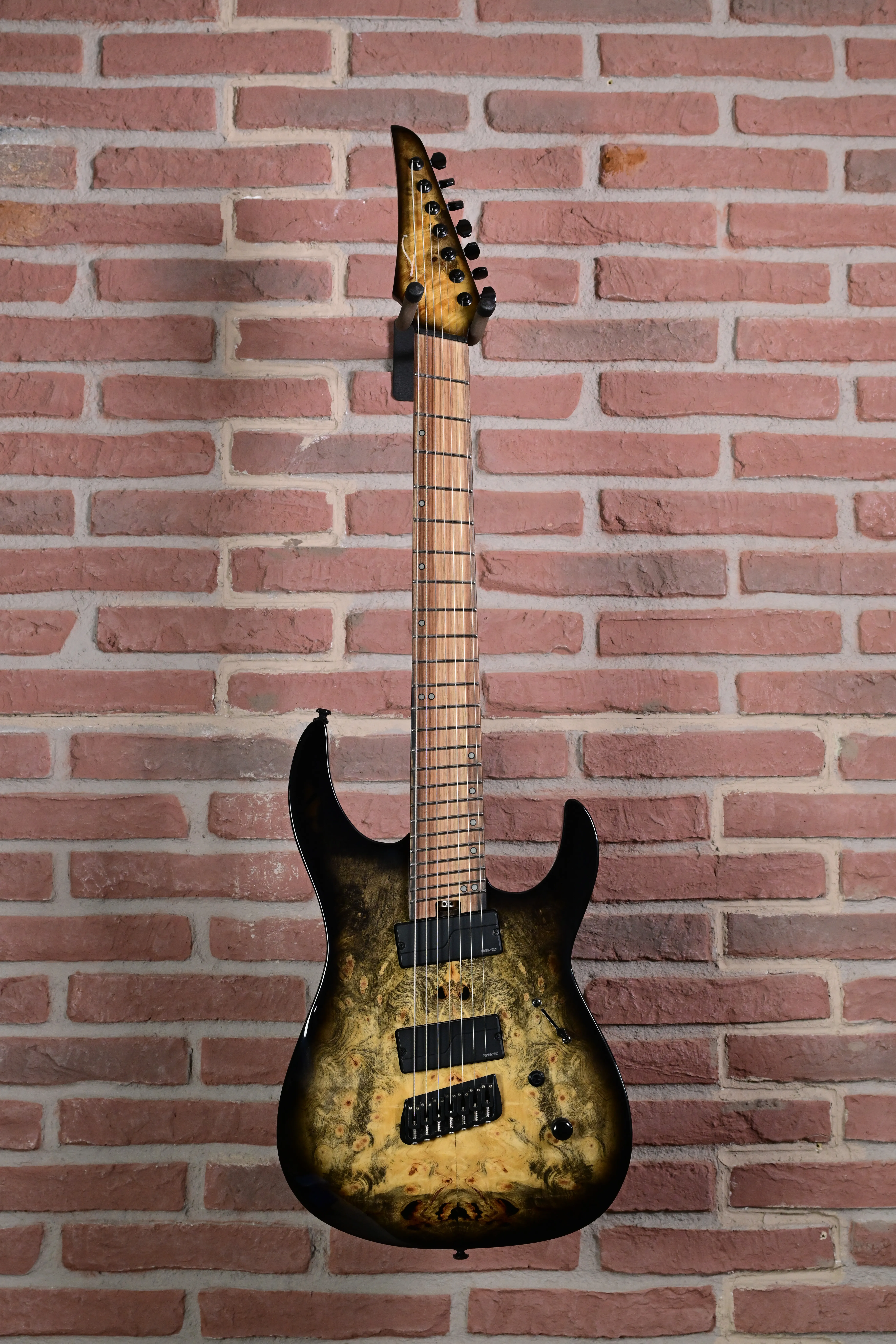 Ninja Overdrive 7-String Multiscale Jupiter Burst E-Gitarre