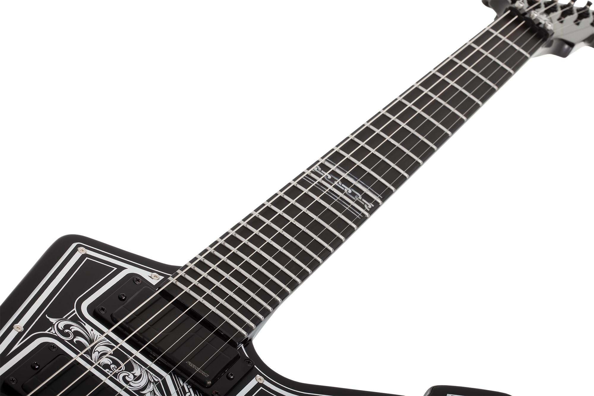 E-1 FR Pryzm Palladium Gloss Black E-Gitarre