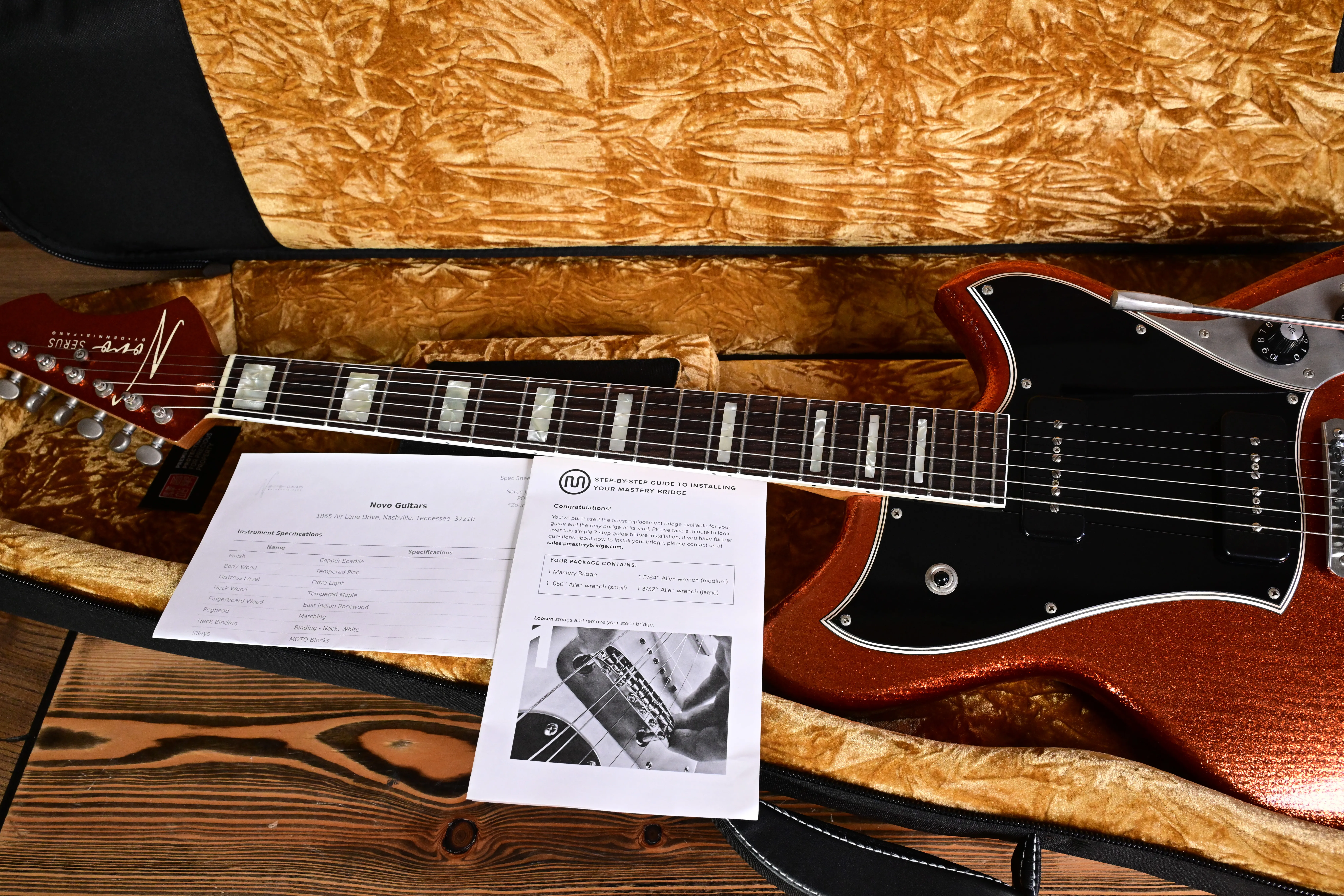 Serus J Copper Sparkle Extra Light Distress