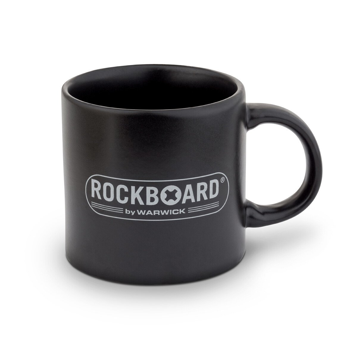 Coffee Cup matt black with silver Logo