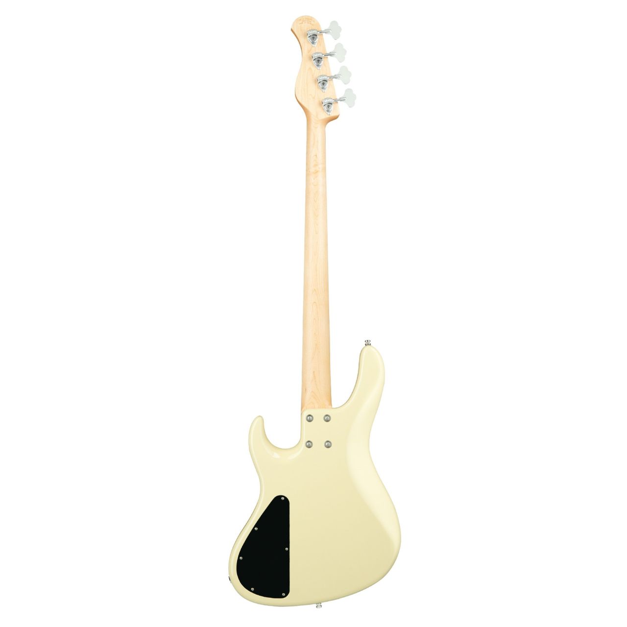 MetroLine 24-Fret Modern Bass, Swamp Ash Body, 4-String - Solid Black High Polish