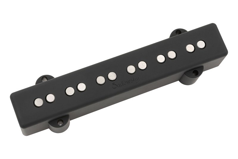J-Style Bass Pickup Noise-Cancelling Stacked Coil 6-String Bridge