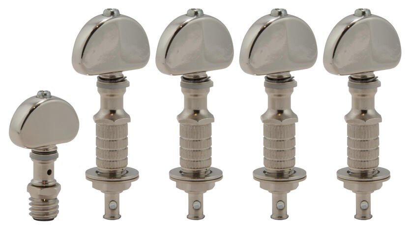 117N Perma Tension Banjo Pegs with Metal Button - 5 pcs. - Nickel