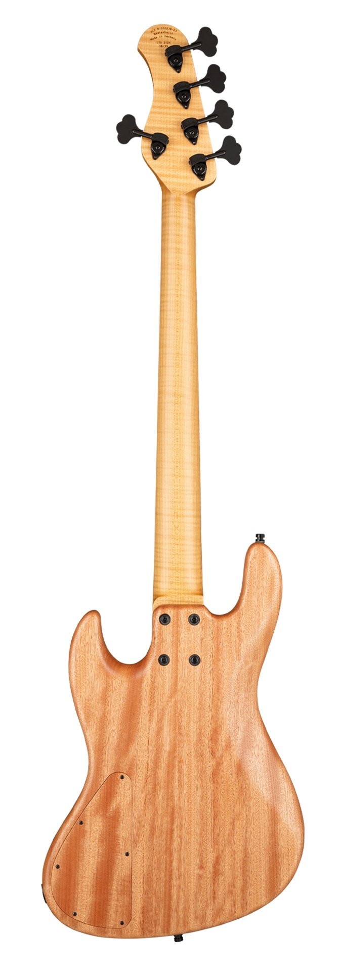 MasterBuilt 21-Fret Standard M/J Bass, Limited Edition 2024, 5-String - Natural Transparent Satin