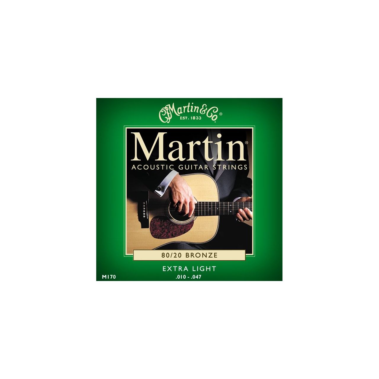 M170 80/20 Bronze Satz 010"-047" - Extra Light
