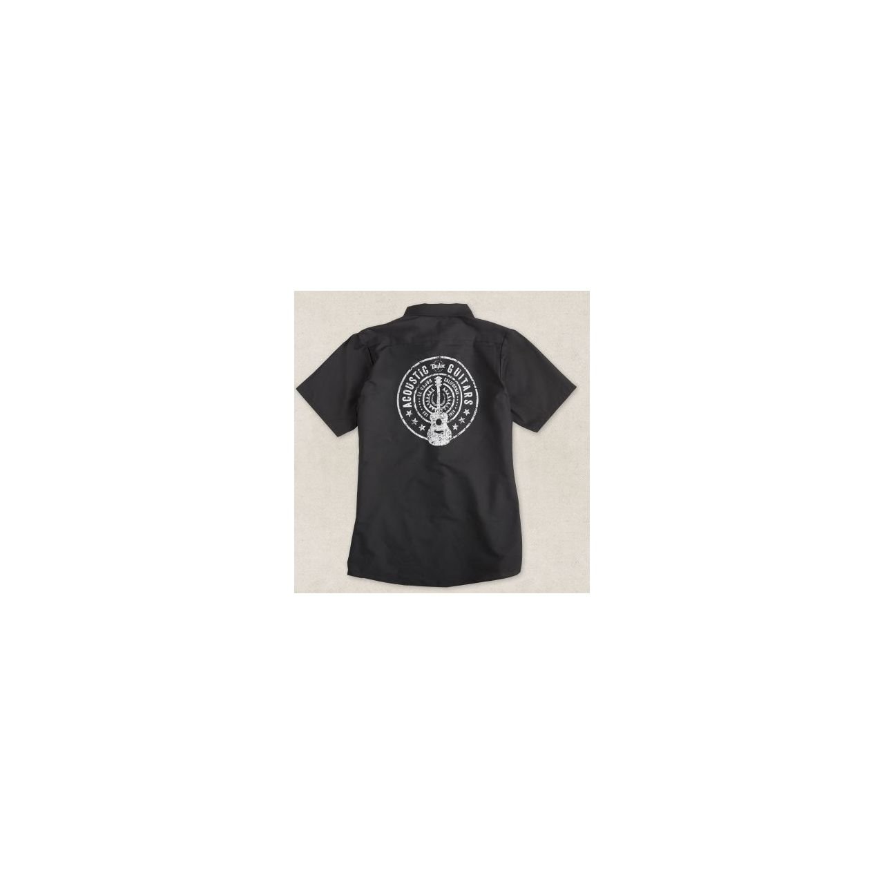 Guitar Stamp Work Shirt - Größe L