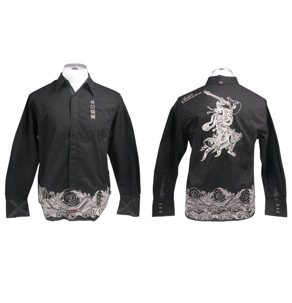 Custom Shop "Hollywood High" Long Sleeve Shirt, Black, XXL