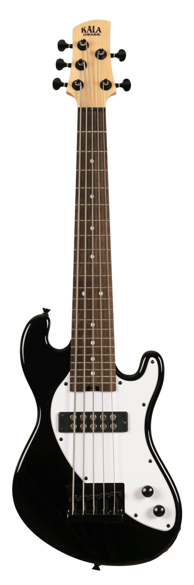 U-Bass Solid Body 5-String Jet Black fretted