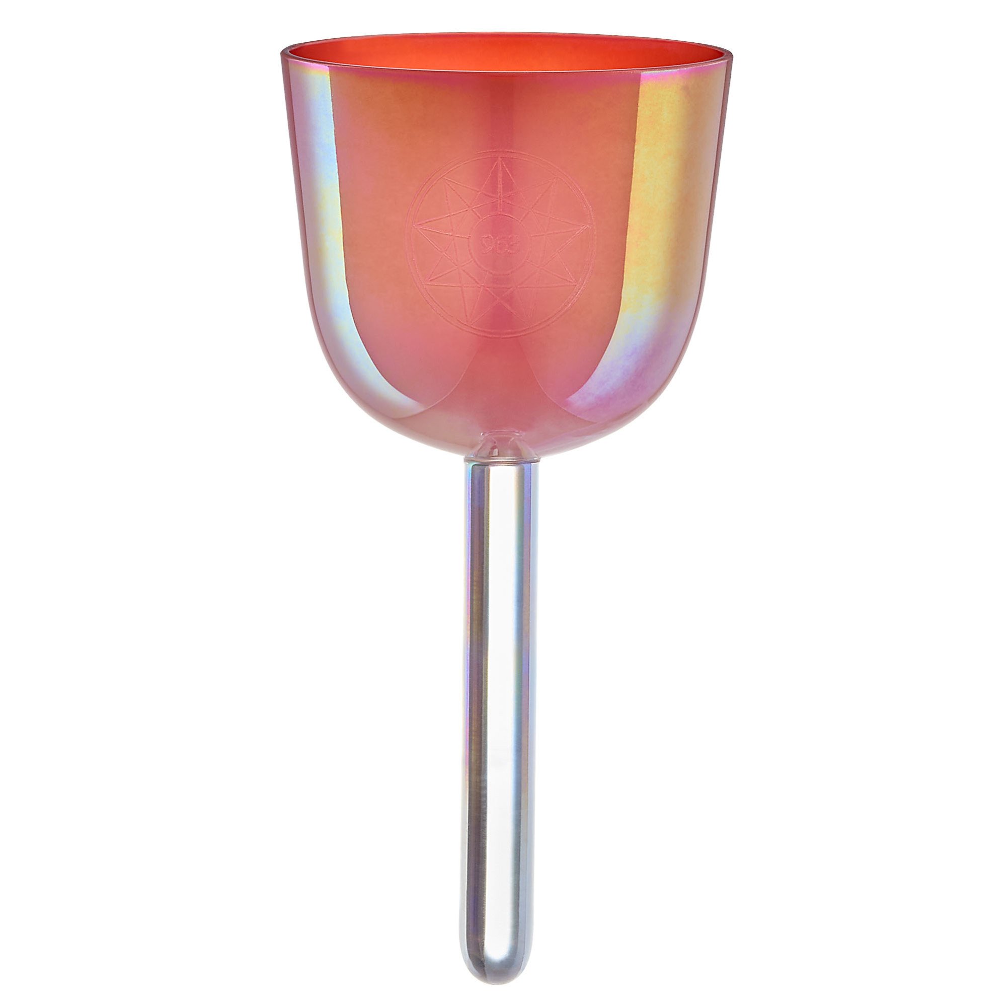 3,25" Essence Solfeggio Crystal Singing Bowl 963 Hz, Korallenfarben