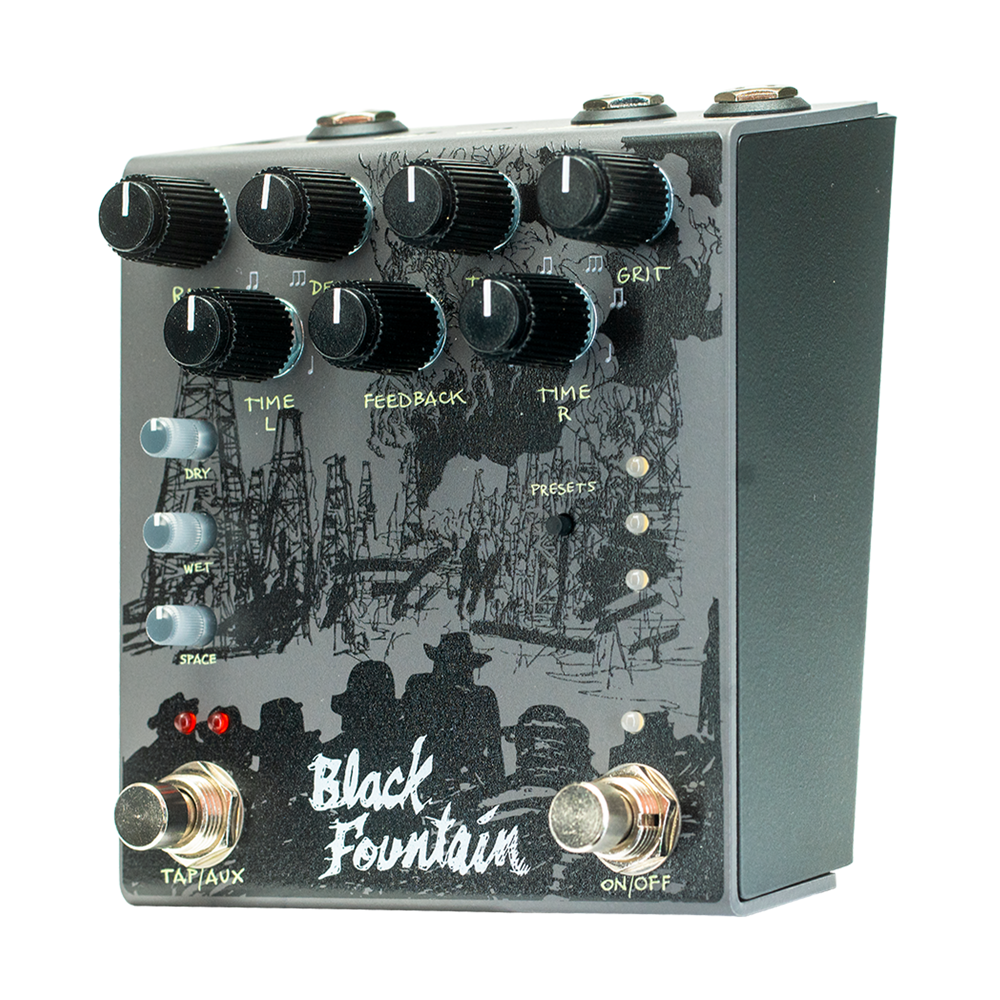 Black Fountain Stereo Slate
