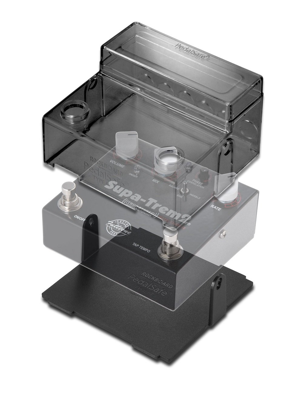 PedalSafe Type FT3.1 - Protective Cover and Universal Mounting Plate